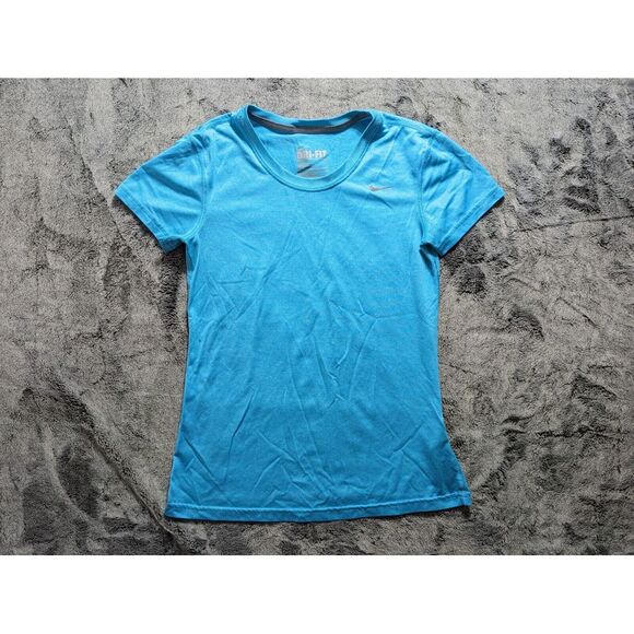 Nike Pants - Nike Dri-Fit Short Sleeve Athletic Shirt Women's Size Small Blue